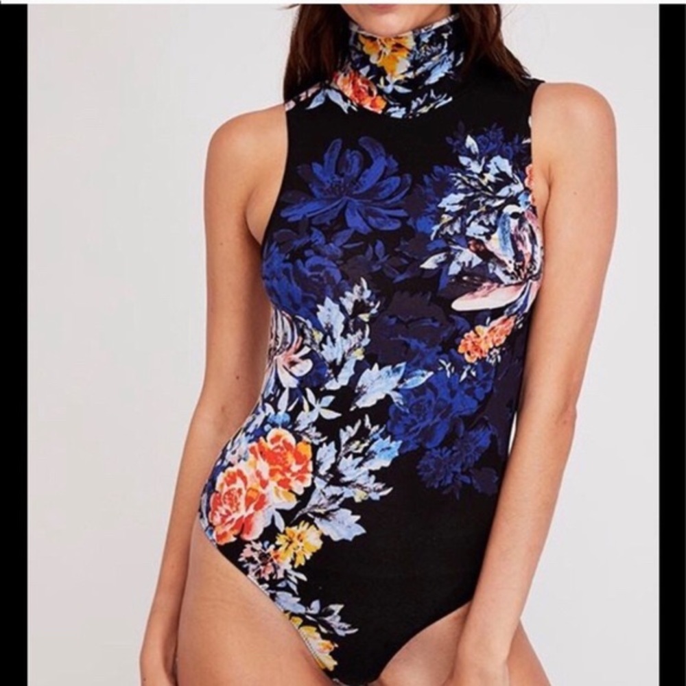 Free People Pixie Floral Bodysuit